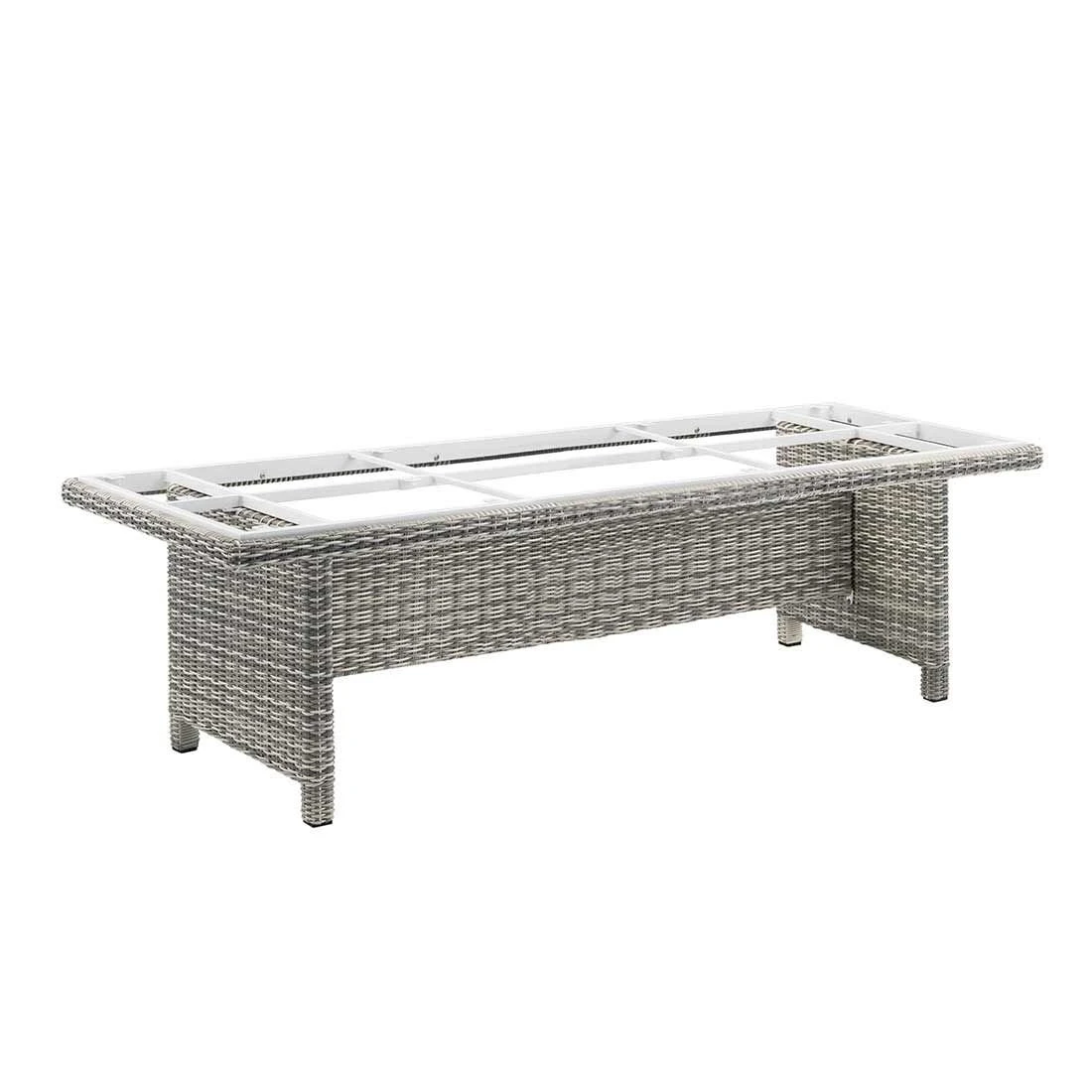 Kettler Palma Modular Gartentisch-Gestell 220x95 Cm Geflecht Salt&Pepper 4 Kettler Palma Modular Gartentisch-Gestell 220x95 Cm Geflecht Salt&Pepper – Bild 2