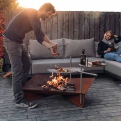 Höfats TRIPLE Grillrost Ø45cm Edelstahl Silber -Garten Grill Geschäft 1061998 3