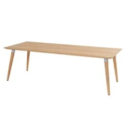 Hartman Sophie Studio Gartentisch 240x100cm Teak Natural Teak/Misty Grey
