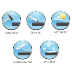 Sieger Boulevard Klapptisch Ø100cm Stahl/Vivodur Eisengrau/Schiefer Anthrazit -Garten Grill Geschäft 1088662 4