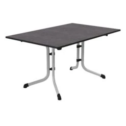Sieger Boulevard Klapptisch 140x90cm Stahl/Vivodur Graphit/Schiefer Anthrazit