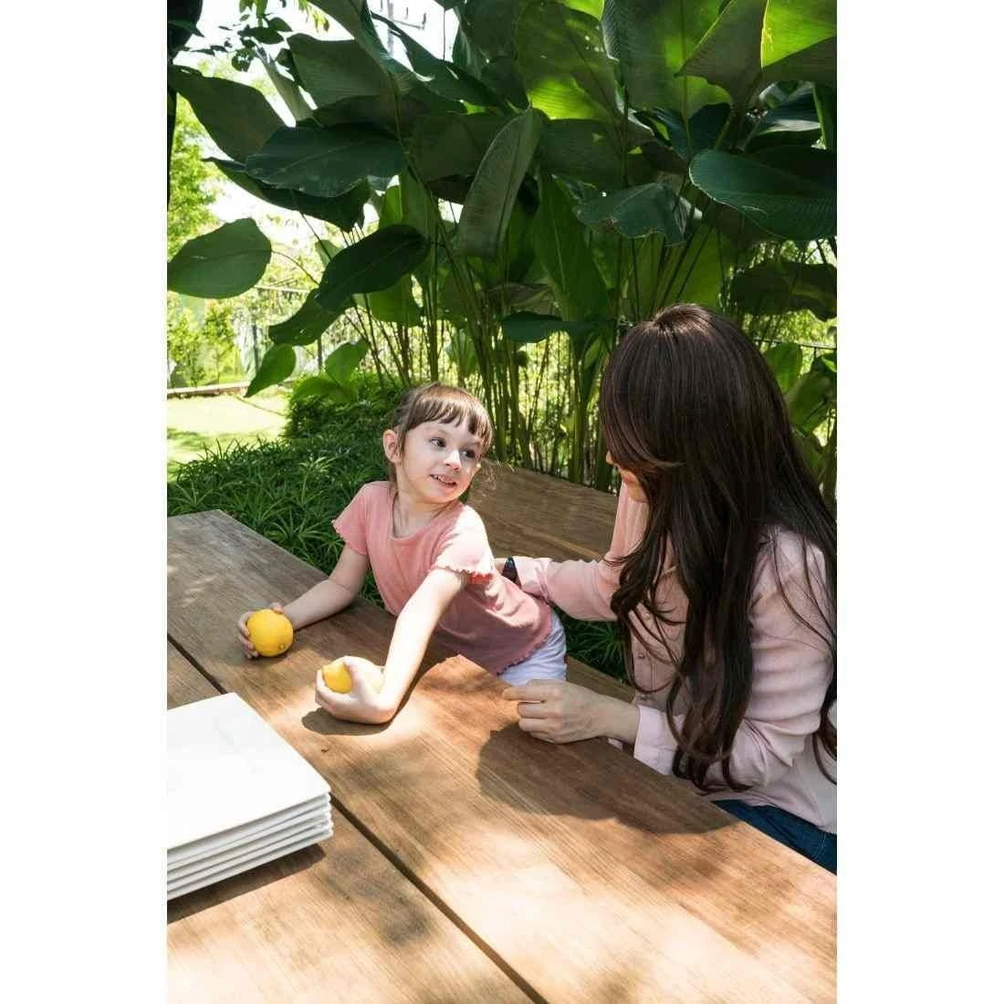 Zebra Alex Gartentisch Aluminium/Teak Recycelt Graphit/Teak Recycelt 5 Zebra Alex Gartentisch Aluminium/Teak Recycelt Graphit/Teak Recycelt – Bild 3