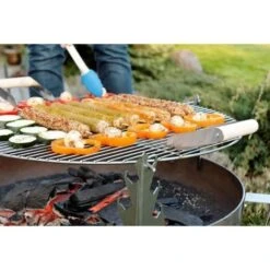 SvenskaV Grillaufsatz Für Feuerschalen Ø79cm Edelstahl