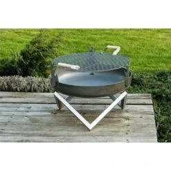 SvenskaV Grillaufsatz Für Feuerschalen Ø79cm Edelstahl 9 SvenskaV Grillaufsatz Für Feuerschalen Ø79cm Edelstahl -Garten Grill Geschäft 1094305 3