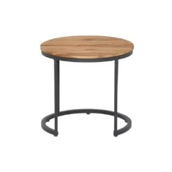 Siena Garden Baros 2er Set Beistelltische Aluminium/Teak Anthrazit -Garten Grill Geschäft 1102357 11