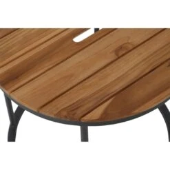 Siena Garden Baros 2er Set Beistelltische Aluminium/Teak Anthrazit -Garten Grill Geschäft 1102357 3