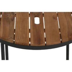 Siena Garden Baros 2er Set Beistelltische Aluminium/Teak Anthrazit -Garten Grill Geschäft 1102357 4