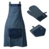 Doppler Grillhandschuh-Set Baumwolle/Polyester Jeanslook -Garten Grill Geschäft 1127855 1