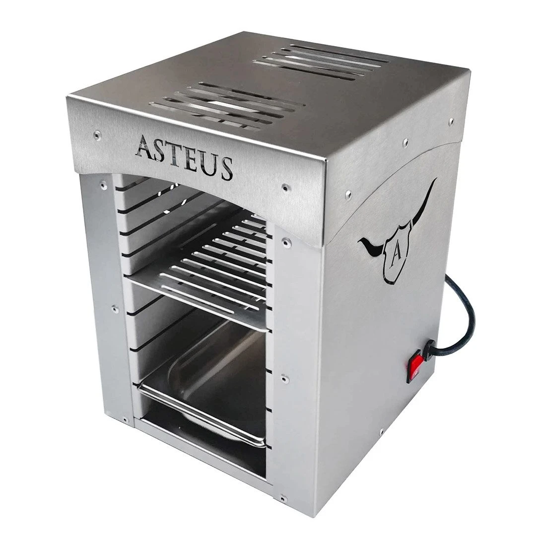 ASTEUS Elektro-Infrarotgrill Steaker Junior Edelstahl 5 ASTEUS Elektro-Infrarotgrill Steaker Junior Edelstahl – Bild 3