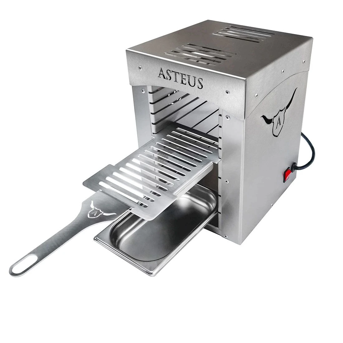 ASTEUS Elektro-Infrarotgrill Steaker Junior Edelstahl 6 ASTEUS Elektro-Infrarotgrill Steaker Junior Edelstahl – Bild 4