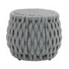 OUTLIV. Leon Beistelltisch Ø57x46cm Rope/Spraystone Grau/Anthrazit -Garten Grill Geschäft 1173329 1