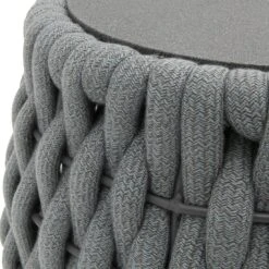 OUTLIV. Leon Beistelltisch Ø57x46cm Rope/Spraystone Grau/Anthrazit -Garten Grill Geschäft 1173329 3