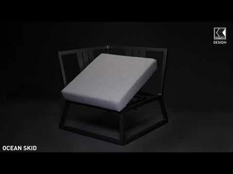 Kettler Ocean Skid Beistelltisch Aluminium/Teak Anthrazit/Teak 4 Kettler Ocean Skid Beistelltisch Aluminium/Teak Anthrazit/Teak – Bild 2