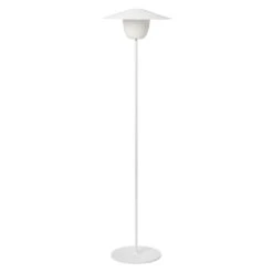 Blomus Ani Stehlampe Outdoor Mobile LED-Leuchte Aluminium White
