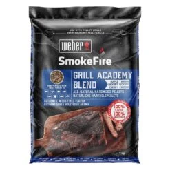 Weber SmokeFire 100 % Natürliche Holzpellets Grillacademie 9kg Schwarz