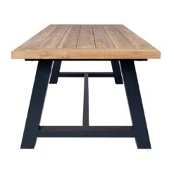 OUTLIV. Omaha Gartentisch 200x100cm Aluminium/Teak Recycelt Anthrazit/Teak -Garten Grill Geschäft 1243300 3