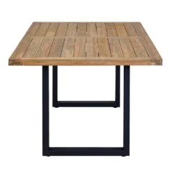 OUTLIV. Gartentisch 200x100cm Aluminium/Teak Recycelt Anthrazit/Natur -Garten Grill Geschäft 1243707 3