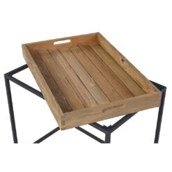 OUTLIV. Tray Beistelltisch 60x40cm Stahl/Teak Recycelt Schwarz/Teak 14 OUTLIV. Tray Beistelltisch 60x40cm Stahl/Teak Recycelt Schwarz/Teak -Garten Grill Geschäft 1243795 6 1