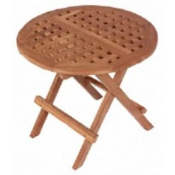 DeVries Woodie Beistelltisch Ø50cm Teak -Garten Grill Geschäft 1248767 2