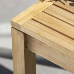 Stern Beistelltisch 45x45cm Teak -Garten Grill Geschäft 1258513 2