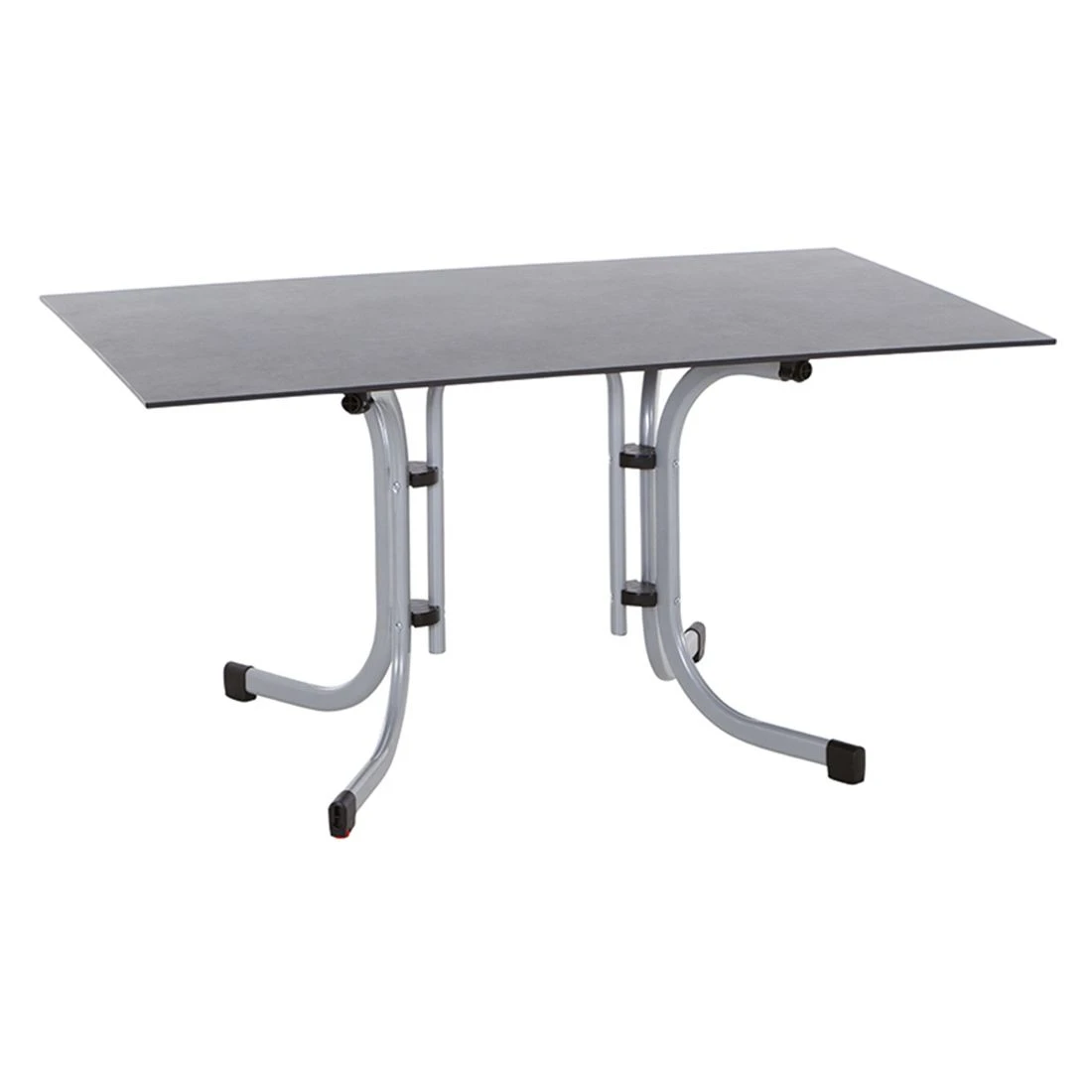 Siena Garden Sola Klapptisch 140x90 Cm Stahl/HPL Silber/Dark Stone 3 Siena Garden Sola Klapptisch 140x90 Cm Stahl/HPL Silber/Dark Stone