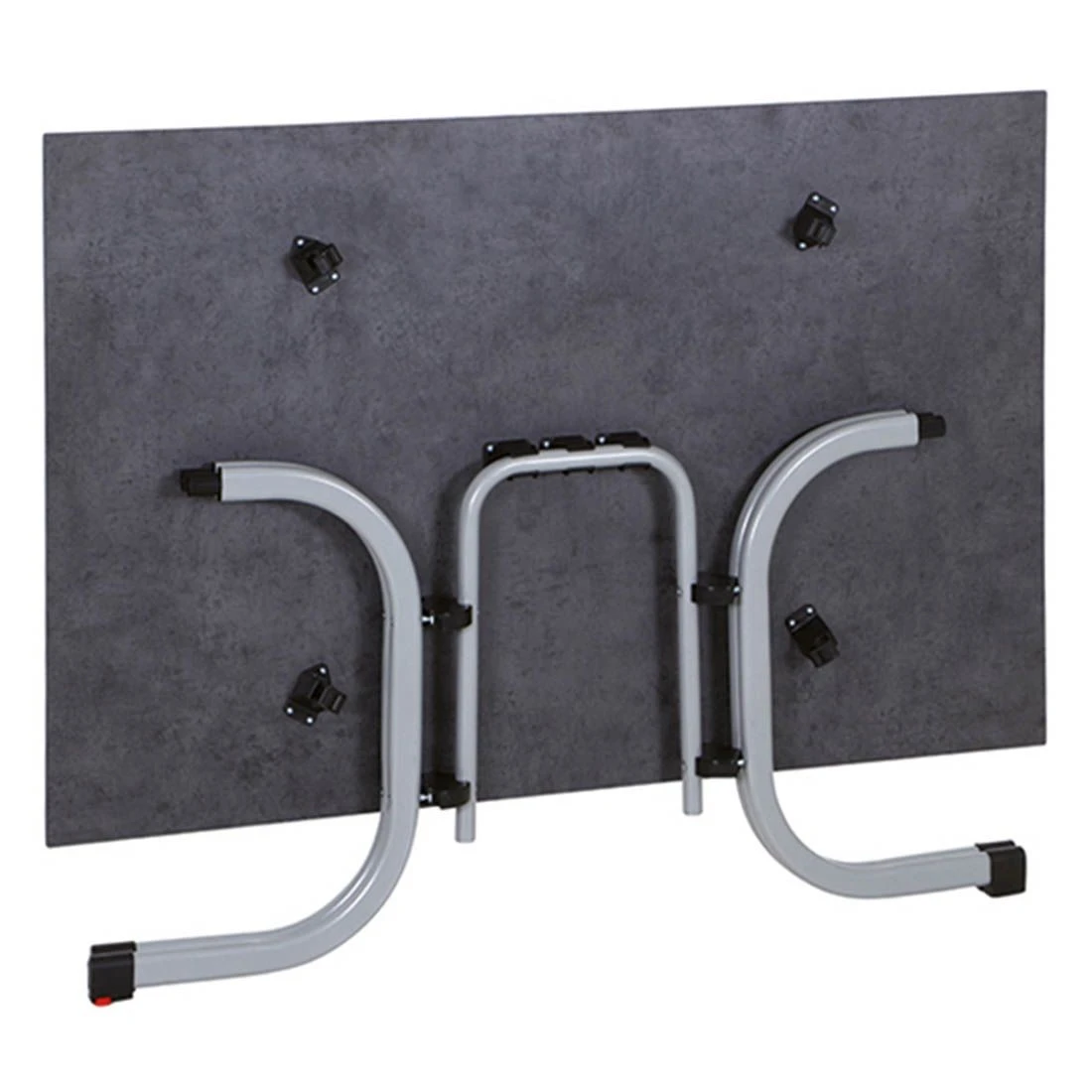 Siena Garden Sola Klapptisch 140x90 Cm Stahl/HPL Silber/Dark Stone 6 Siena Garden Sola Klapptisch 140x90 Cm Stahl/HPL Silber/Dark Stone – Bild 4