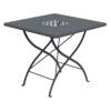 Vermobil Springtime Klapptisch 80x80 Cm Stahl Antikgrau -Garten Grill Geschäft 1300126 1