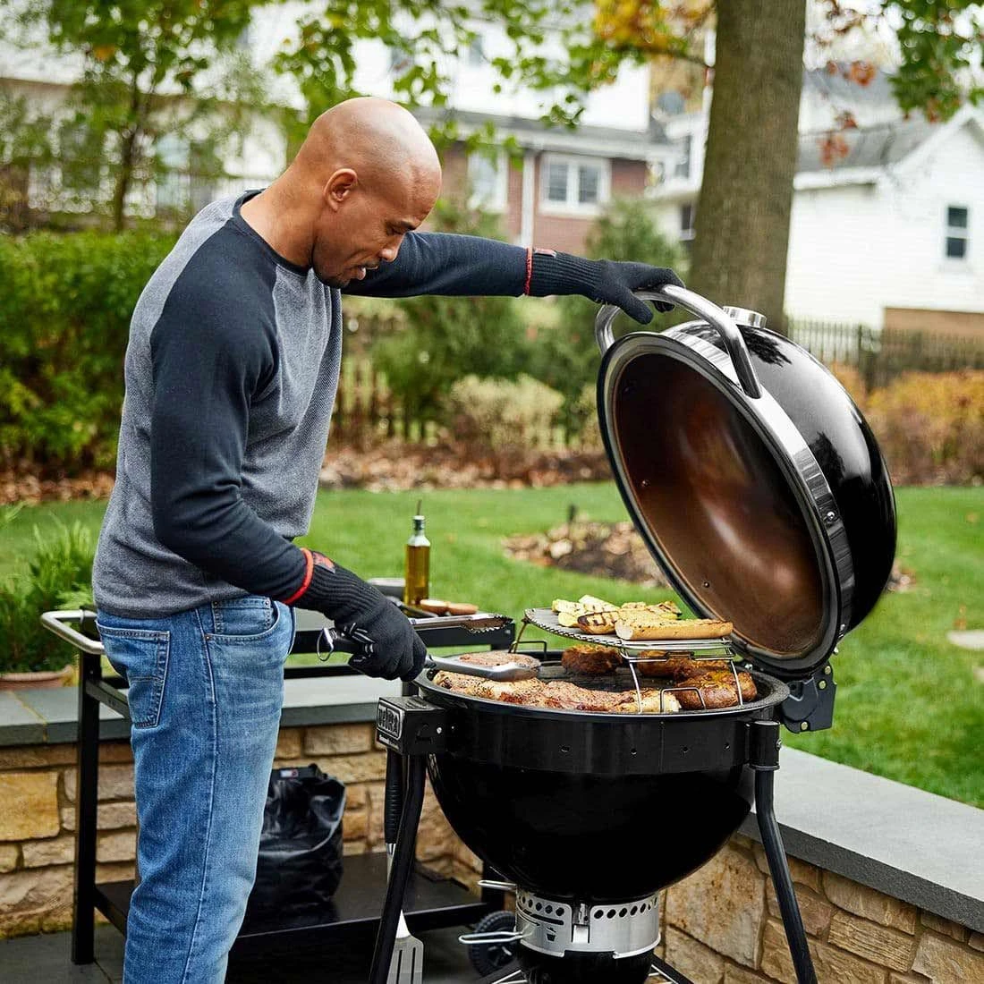 Weber Summit Kamado E6 Kugelgrill Schwarz 11 Weber Summit Kamado E6 Kugelgrill Schwarz – Bild 9