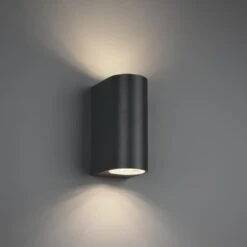 Trio Leuchten Roya Außenwandbeleuchtung Aluminium Druckguss Anthrazit -Garten Grill Geschäft 1309322 3