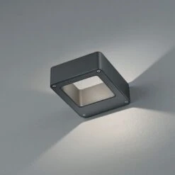 Trio Leuchten Reno Außenwandbeleuchtung Aluminium Druckguss Anthrazit -Garten Grill Geschäft 1309377 3