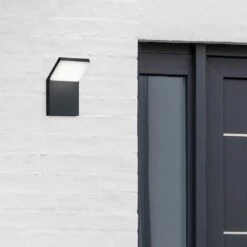 Trio Leuchten Pearl Außenwandbeleuchtung Aluminium/Kunststoff Anthrazit -Garten Grill Geschäft 1309443 3