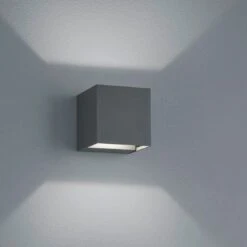 Trio Leuchten Adaja Außenwandbeleuchtung Aluminium Druckguss Anthrazit -Garten Grill Geschäft 1309542 3