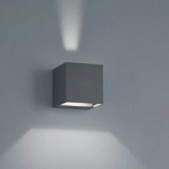 Trio Leuchten Adaja Außenwandbeleuchtung Aluminium Druckguss Anthrazit -Garten Grill Geschäft 1309542 4