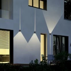 Trio Leuchten Adaja Außenwandbeleuchtung Aluminium Druckguss Anthrazit -Garten Grill Geschäft 1309542 5