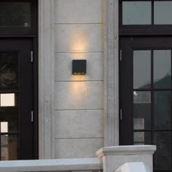 Trio Leuchten Thames Außenwandbeleuchtung Aluminium/Glas Anthrazit -Garten Grill Geschäft 1309663 3