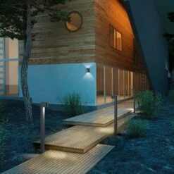 Trio Leuchten Roya Wandleuchte Aluminium Anthrazit -Garten Grill Geschäft 1309685 9