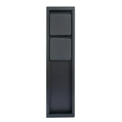 LUTEC Mains Stromverteiler Gussaluminium Schwarz