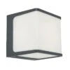 LUTEC Telin LED-Außenwandbeleuchtung Gussaluminium Anthrazit -Garten Grill Geschäft 1311236 1