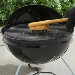 Weber Grillbürste Bambusholz 30cm Braun -Garten Grill Geschäft 1323446 4
