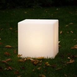VON HASTEDT Pro Dotty Cube Sitzwürfel 33x33cm LED Weiß -Garten Grill Geschäft 1325745 3