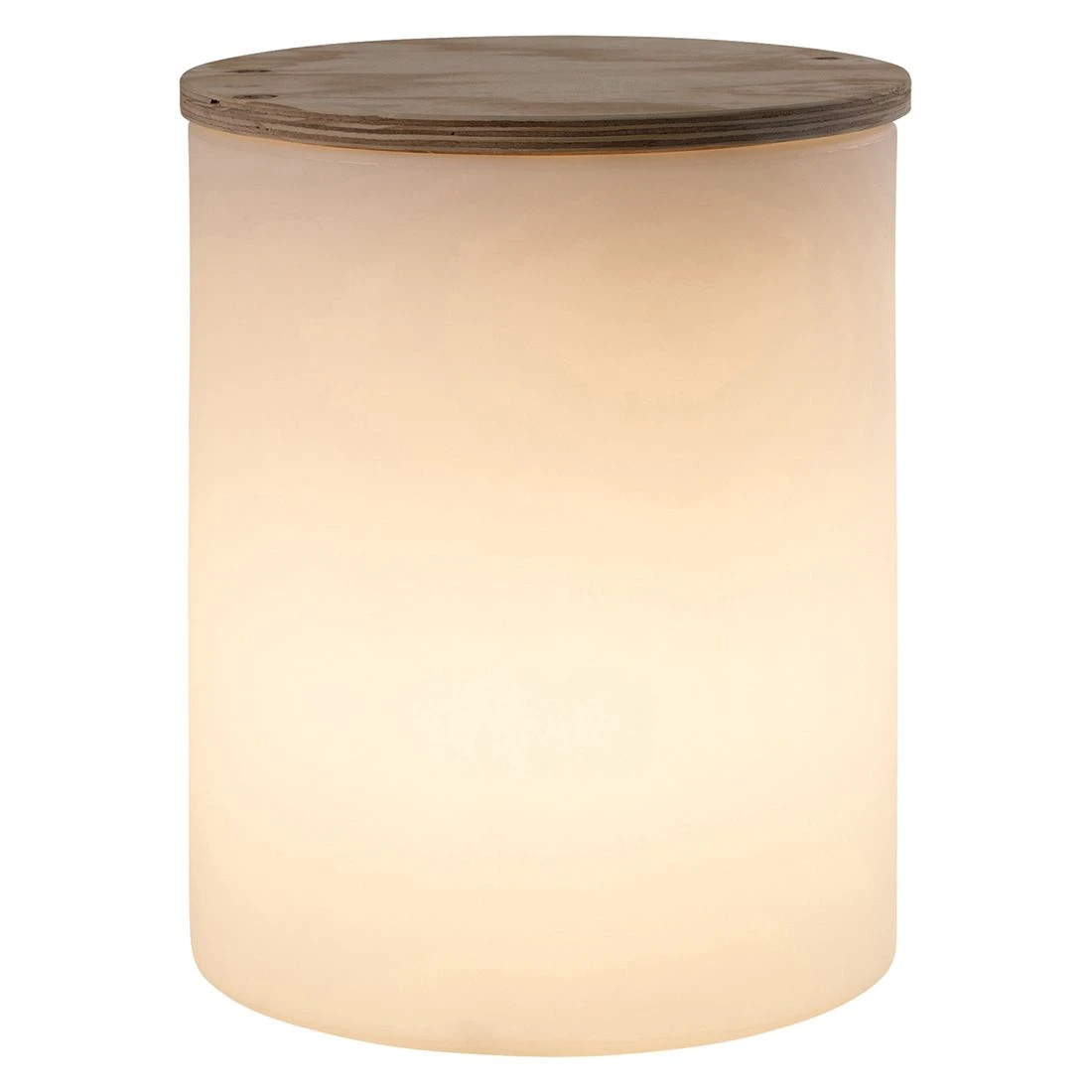 VON HASTEDT Pro Drum PLUS SMART Beistelltisch 37cm LED Weiß 4 VON HASTEDT Pro Drum PLUS SMART Beistelltisch 37cm LED Weiß – Bild 2