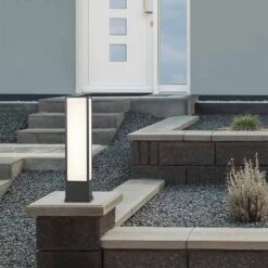 Trio Leuchten Fuerte LED Wegeleuchte 15x15x60cm Aluminium Anthrazit -Garten Grill Geschäft 1352486 5