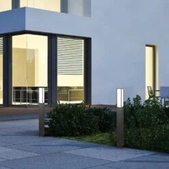 Trio Leuchten Fuerte LED Wegeleuchte 15x15x155cm Aluminium Anthrazit -Garten Grill Geschäft 1352497 5