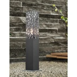 Trio Leuchten Cooper Wegeleuchte 10x10x60cm Edelstahl Anthrazit -Garten Grill Geschäft 1352596 5