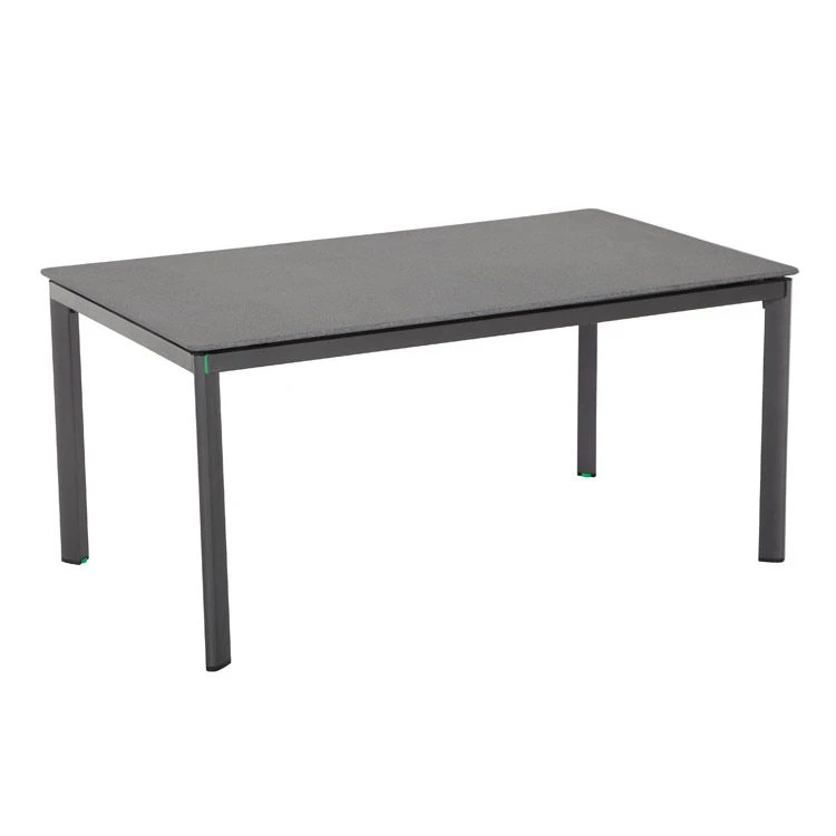 MWH Alutapo Gartentisch 160x95 Cm Aluminium/Creatop Basic Eisengrau/Grau 3 MWH Alutapo Gartentisch 160x95 Cm Aluminium/Creatop Basic Eisengrau/Grau