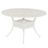 Hartman Amalfi Gartentisch Ø120 Cm Aluminium-Guss Weiß -Garten Grill Geschäft 813596 1