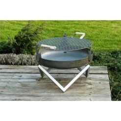 SvenskaV Grillaufsatz Für Feuerschalen Ø63cm -Garten Grill Geschäft 829535 3