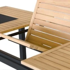 OUTLIV. Davos Ausziehtisch 180/240x100 Cm Aluminium/Teak Anthrazit -Garten Grill Geschäft 879585 3