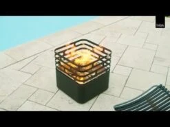 Höfats CUBE Grillrost Aus Edelstahl Zu Feuerkorb Cube Silber
