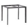 Sieger Gartentisch-Gestell 90x90 Cm Aluminium Eisengrau